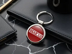 Sparco Key Fobs Men Max Minimal Stainless Steel